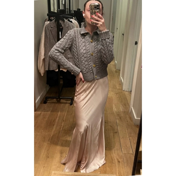 J.Crew Collection drapey slip skirt in featherweight satin - Picture 8 of 15